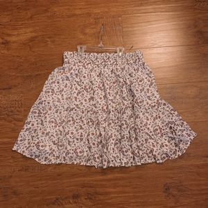 Hollister floral skirt